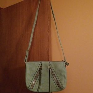 A.N.A Teal blue cross body bag